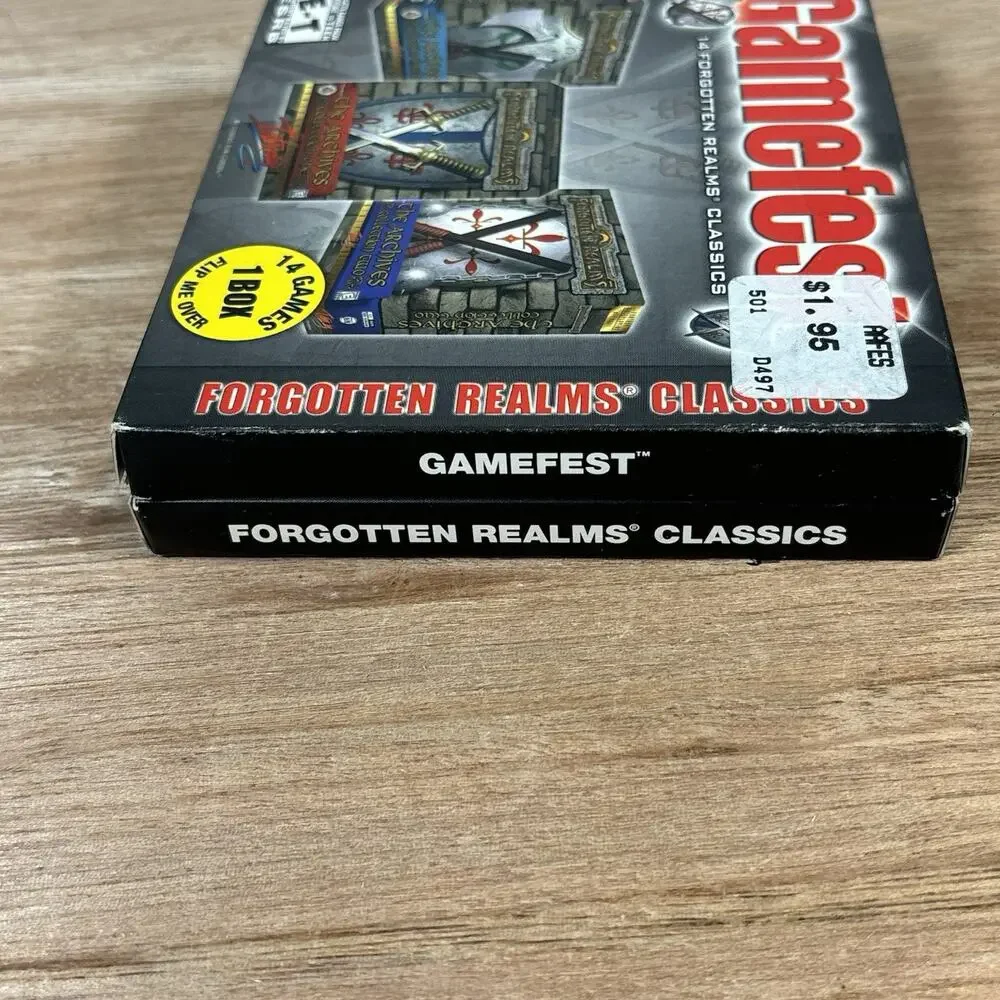 Gamefest for PC, New, 14 Forgotten Realms‎ Classics Games, Dual Jewel Sealed